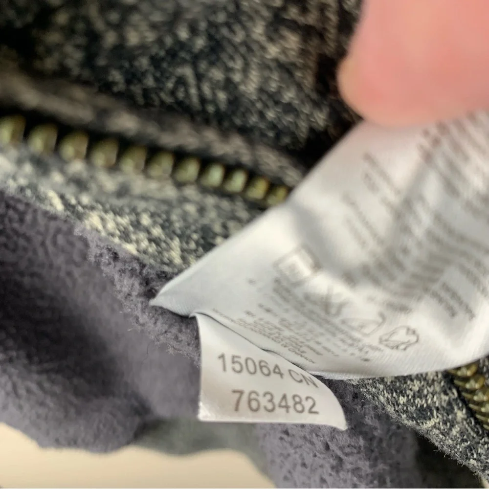 Burton Zip-Up Fleece Hoodie Sweatshirt Gray Medium Jacket Cozy Snowboarding - Picture 7 of 16